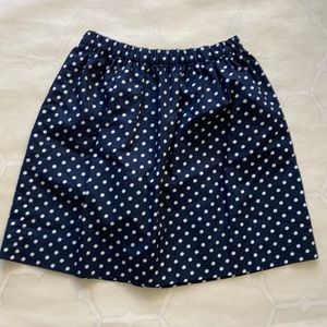 Crewcuts Polka Dot Skirt Blue Kids Size 12